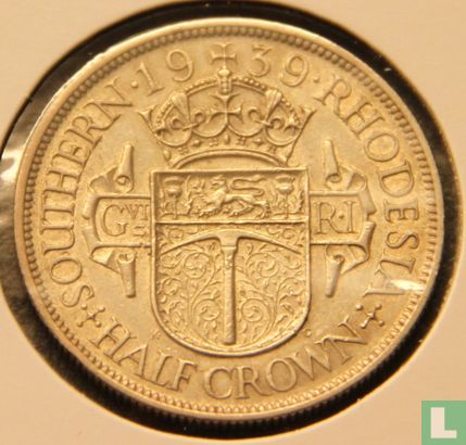 Zuid-Rhodesië ½ crown 1939 - Afbeelding 1