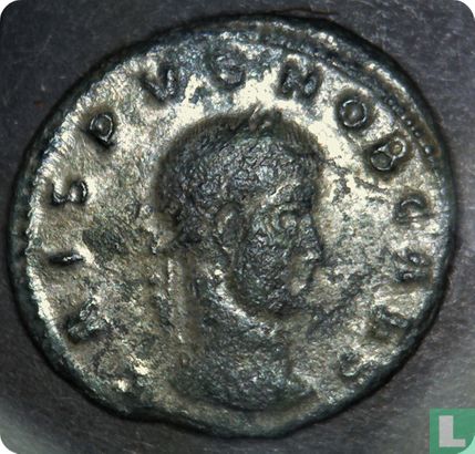 Romeinse Rijk, AE3, 317-326, Crispus as Caesar, Thessalonica, 322-324 AD - Afbeelding 1