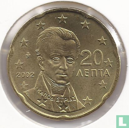 Greece 20 cent 2002 (E) - Image 1