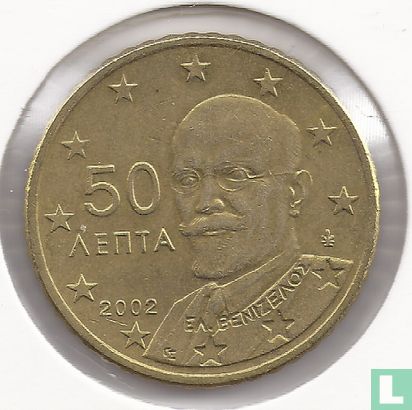 Greece 50 cent 2002 (without F) - Image 1