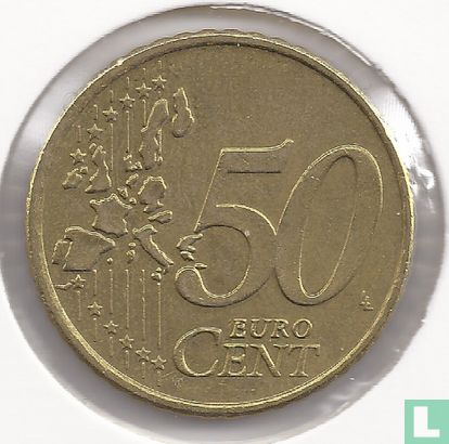Greece 50 cent 2002 (without F) - Image 2