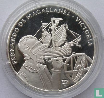 Cuba 10 pesos 2003 (PROOF) "Ferdinand Magellan" - Image 1