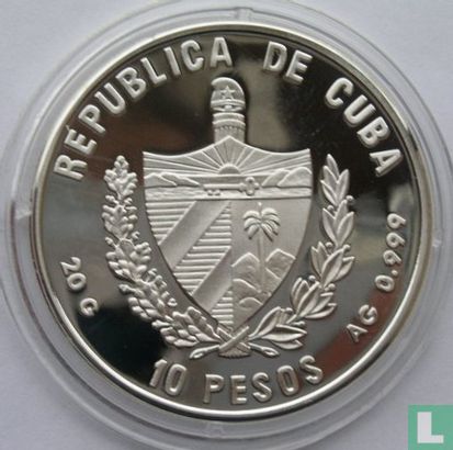 Cuba 10 pesos 2003 (PROOF) "Ferdinand Magellan" - Image 2