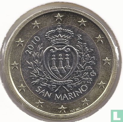 Saint-Marin 1 euro 2010 - Image 1