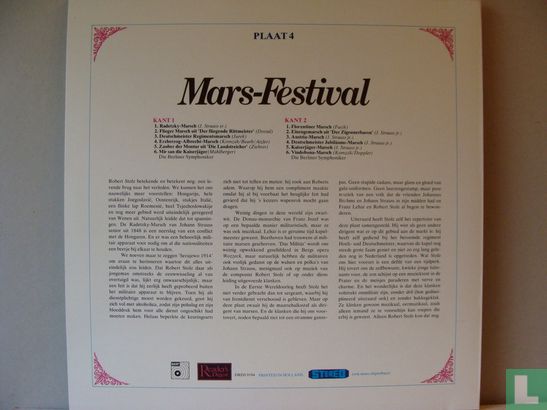 Het Beste van Robert Stolz - Plaat 4 - Mars-Festival - Afbeelding 2