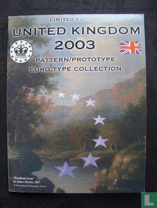 Verenigd Koninkrijk euro proefset 2003 - Afbeelding 1