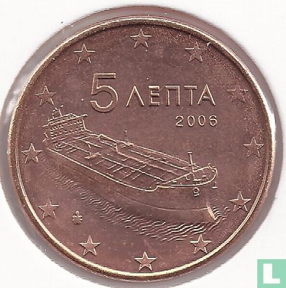 Greece 5 cent 2006 - Image 1