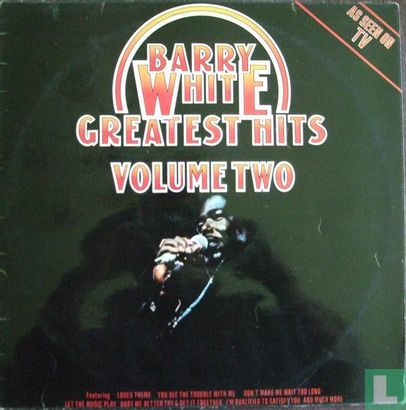 Barry White - Greatest Hits Volume Two  - Afbeelding 1