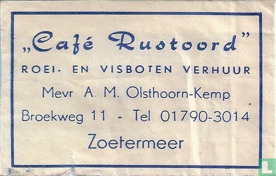 "Café Rustoord"  - Bild 1