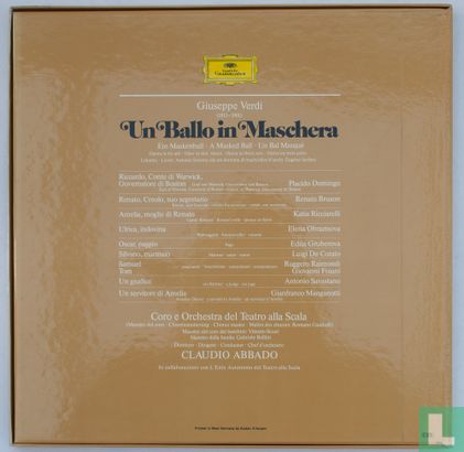 G. Verdi / Un Ballo in Maschera - Ein Maskenball - Afbeelding 2