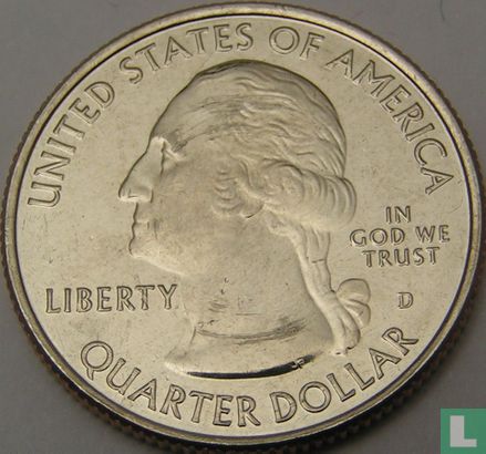 Vereinigte Staaten ¼ Dollar 2013 (D) "Mount Rushmore" - Bild 2