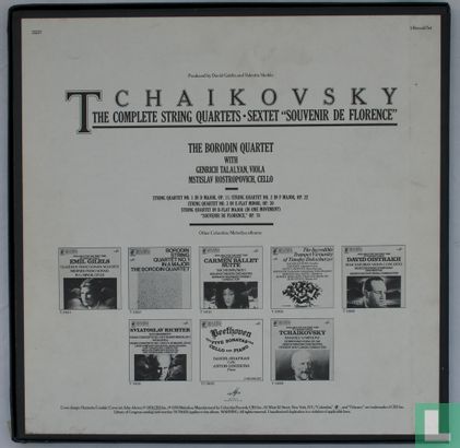 P.I. Tchaikovsky / Sextet "Souvenir de Florence" op.70 - The Three String Quartets - Afbeelding 2