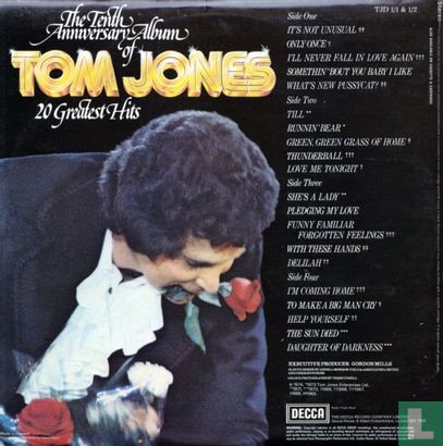 The Tenth Anniversary Album of Tom Jones (20 Greatest Hits)  - Afbeelding 2