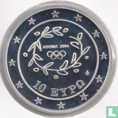 Griekenland 10 euro 2003 (PROOF) "2004 Summer Olympics in Athens - Discus throw" - Afbeelding 1