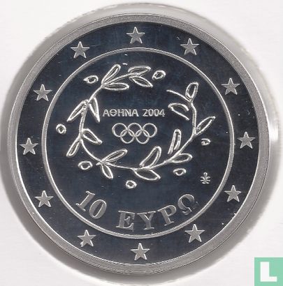 Greece 10 euro 2003 (PROOF) "2004 Summer Olympics in Athens - Free running" - Image 1
