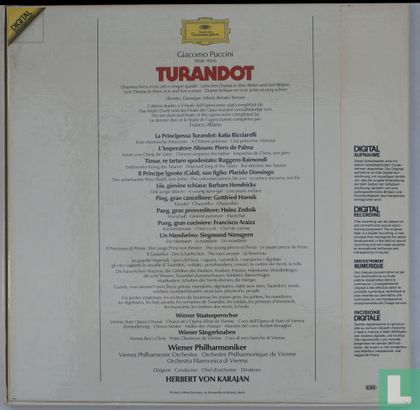 Giacomo Puccini / Turandot - Afbeelding 2