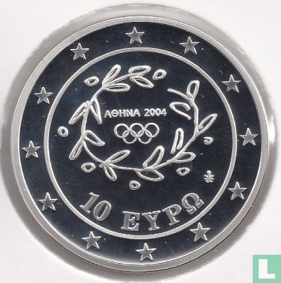 Greece 10 euro 2004 (PROOF) "Summer Olympics in Athens - Handball" - Image 1