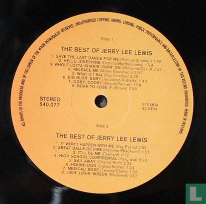 The Best of Jerry Lee Lewis - Afbeelding 3
