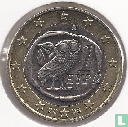 Greece 1 euro 2008 - Image 1