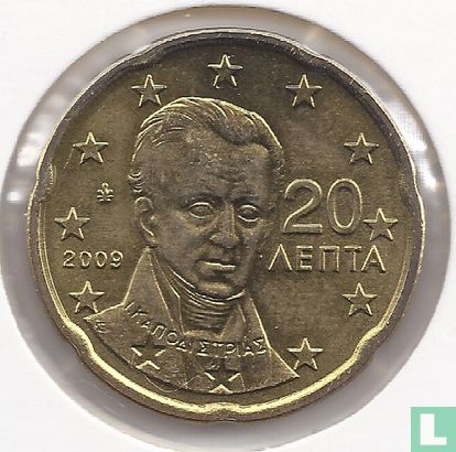 Griechenland 20 Cent 2009 - Bild 1
