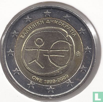 Griekenland 2 euro 2009 "10th anniversary of the European Monetary Union" - Afbeelding 1