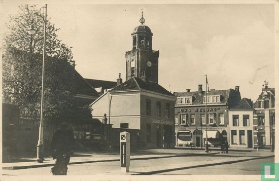 Deventer Stroomarkt met St. Lebuïnustoren - Afbeelding 1