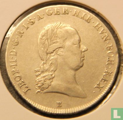 Oostenrijkse Nederlanden ¼ kronenthaler 1792 (type 1 - B) - Afbeelding 2