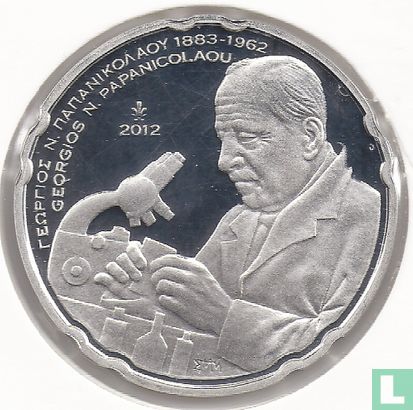 Griekenland 10 euro 2012 (PROOF) "50th anniversary of the death of Georgios N. Papanicolaou" - Afbeelding 1