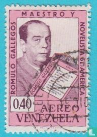 80 years Birthday Romulo Gallegos (air mail)