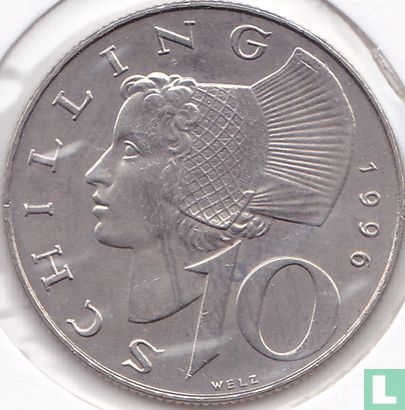 Autriche 10 schilling 1996 - Image 1