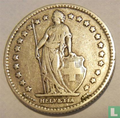 Switzerland 1 franc 1906 - Image 2