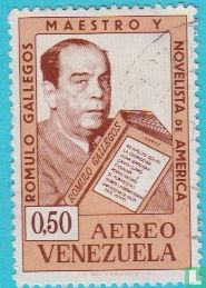 80 years Birthday Romulo Gallegos (air mail)