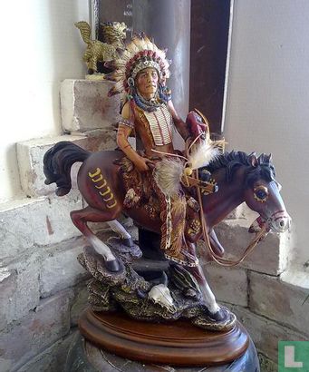 Indian on horse