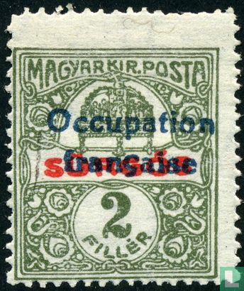 Expresse, with blue overprint