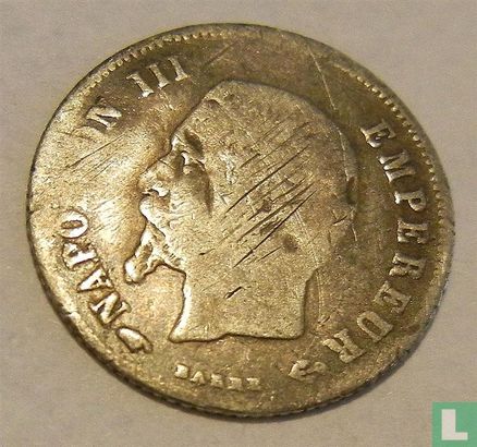 France 20 centimes 1857 - Image 2