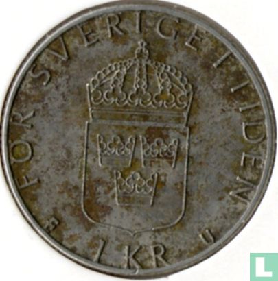 Sweden 1 krona 1985 - Image 2