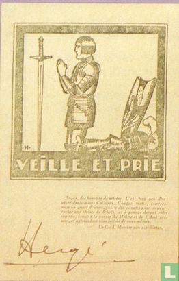 Padvinderskaart Hergé rond 1928