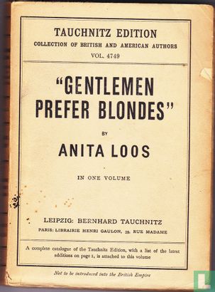 Gentlemen prefer blondes - Afbeelding 1