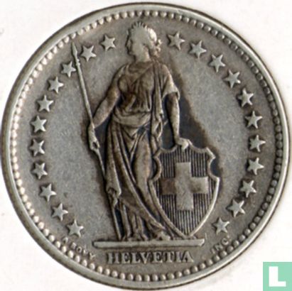 Switzerland 2 francs 1936 - Image 2