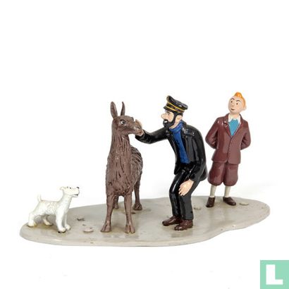 Haddock,Tintin et le lama