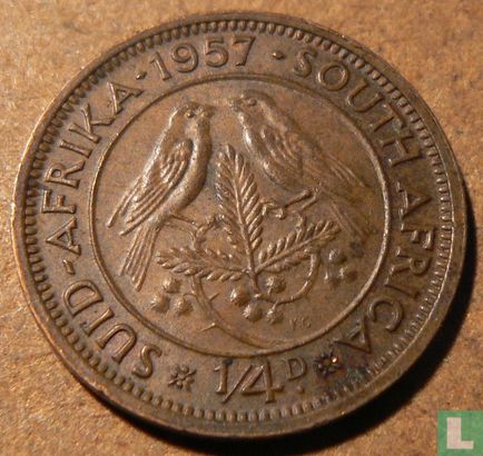 Zuid-Afrika ¼ penny 1957 - Afbeelding 1