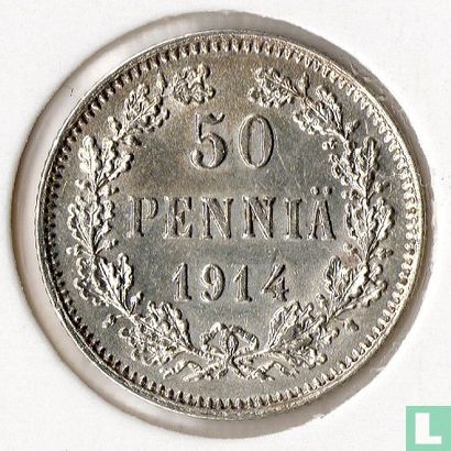 Finland 50 penniä 1914 - Afbeelding 1