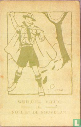 Padvinderskaart Hergé rond 1926
