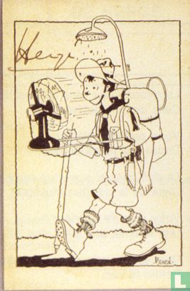 Padvinderskaart Hergé rond 1927
