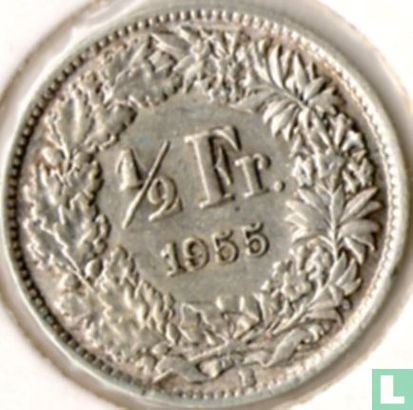 Switzerland ½ franc 1955 - Image 1