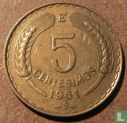 Chili 5 centesimos 1961 - Image 1