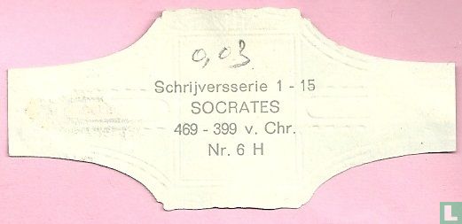 Socrates 469-399 v. Chr. - Afbeelding 2