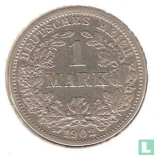 Duitse Rijk 1 mark 1902 (J) - Afbeelding 1