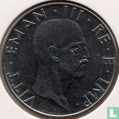 Italie 50 centesimi 1939 (amagnetique - XVII)  - Image 2