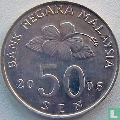 Maleisië 50 sen 2005 - Afbeelding 1